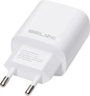 Produktbild Beline Ład. siec. 1x USB-C 20W + kabel USB-C biała /white PD 3.0 BLNCW20C (20 W)