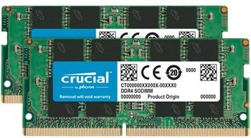 Produktbild Crucial Laptop Memory (2 x 32GB, 3200 MHz, DDR4-RAM, SO-DIMM)