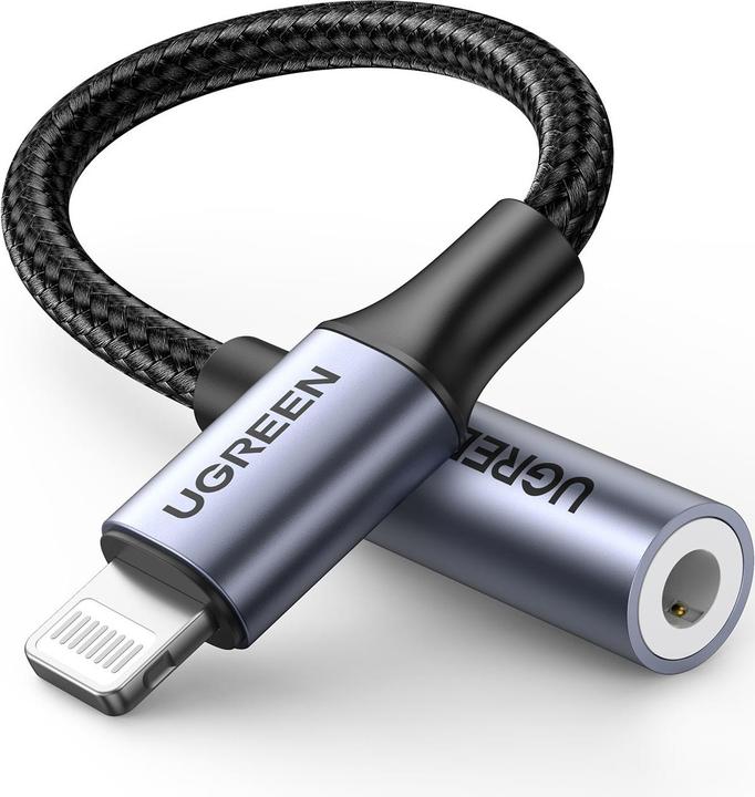 Immagine prodotto Ugreen Adattatore da fulmine a jack da 3,5 mm (Lightning, Presa da 3,5 mm)