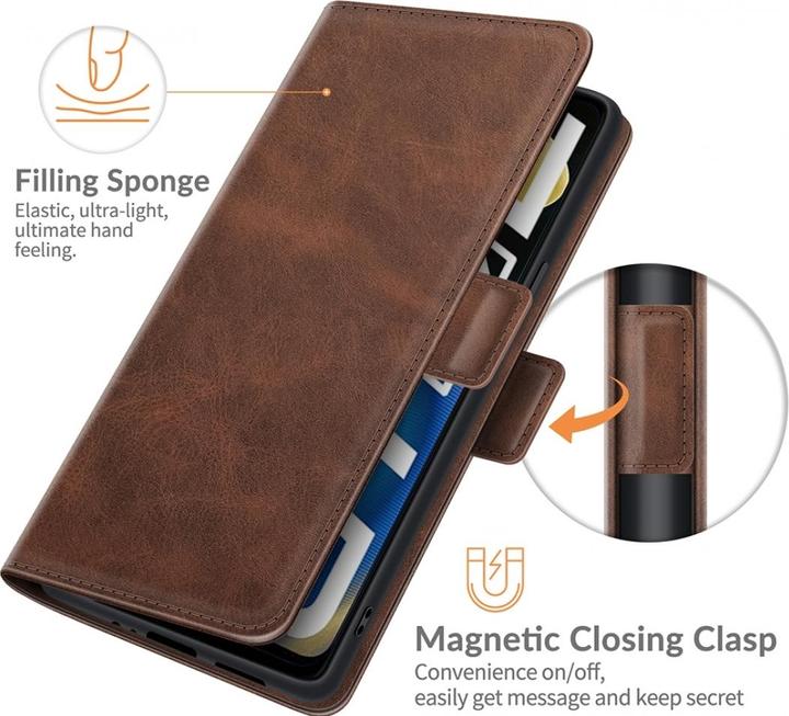 Productafbeelding Screenguard Realme GT Neo2 CardLounge Lederen Hoesje (Realme GT Neo 2)