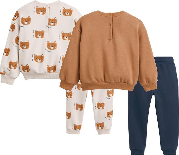 Image du produit La Redoute Collections Lot de 2 ensembles 2 pièces en sweat avec ourson (94)