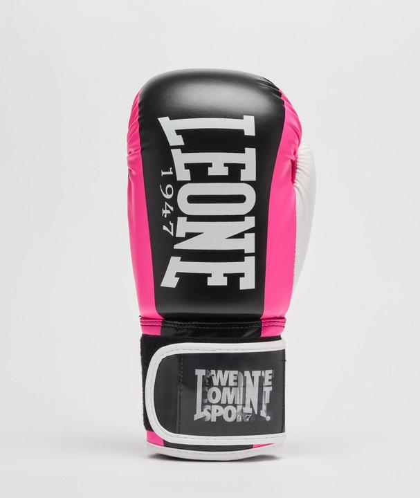 Image du produit Leone Logo Wacs Gants de boxe Rose GN333 (10 OZ)