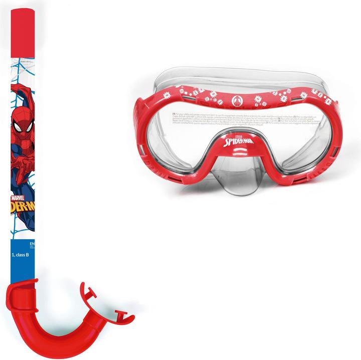 Produktbild Arditex Schnorchel Set Marvel Spiderman, Detailfarbe: Rot