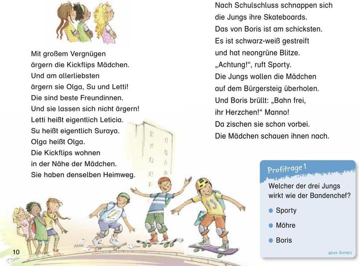 Actual product image Duden Leseprofi – Mutige Mädchen halten zusammen, 2. Klasse (German, Dagmar Chidolue, Angela Glökler, 2023)