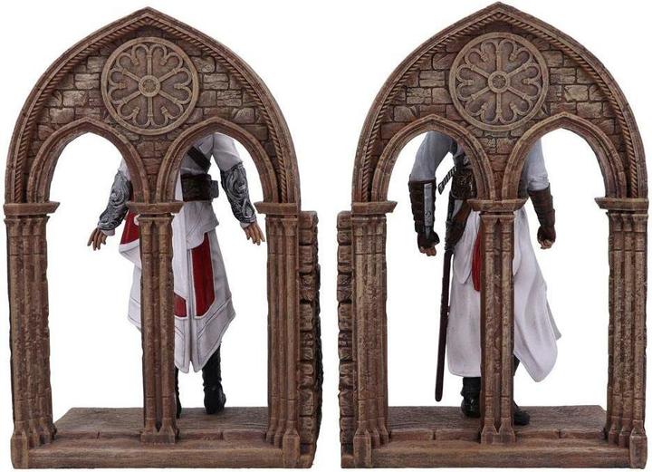 Produktbild Nemesis Now Assassin"s Creed Altair und Ezio BuchstÃ¼tzen (24 x 24 cm)