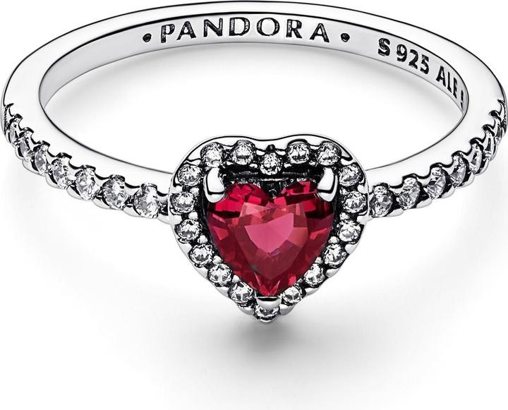 Produktbild Pandora Rotes Herz (52, 925 Silber)