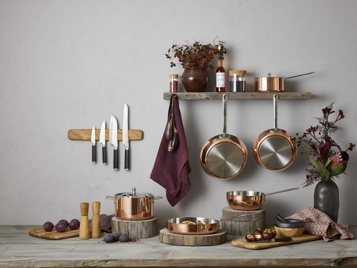 Actual product image Scanpan Sauteuse Maitre D' Ø 20 cm - Induction (20 cm, Frying pan, Stainless steel, Copper)