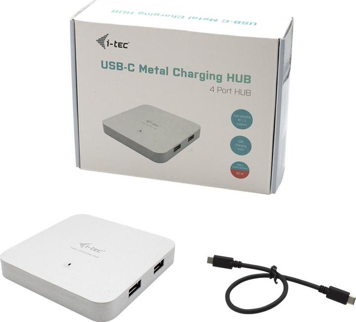i-tec USB-C Metal Charging HUB (USB-C, 4 Ports)