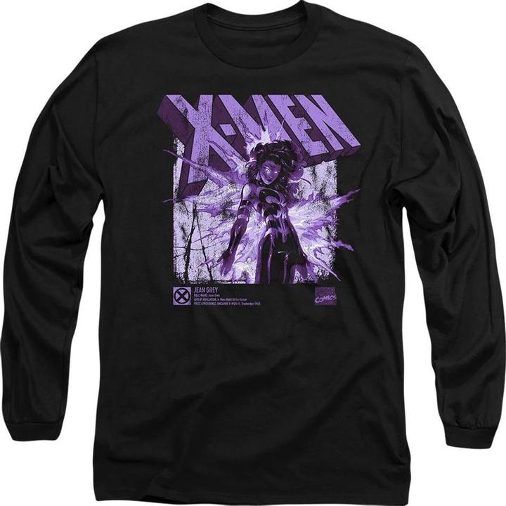 Actual product image Unisex Adult X-Men Jean Grey Infographic T-Shirt (XL)