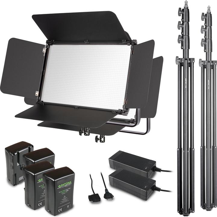 Produktbild Walimex LED Niova 150-F Pro 150W Bi Color Set4 (Flächenleuchte)