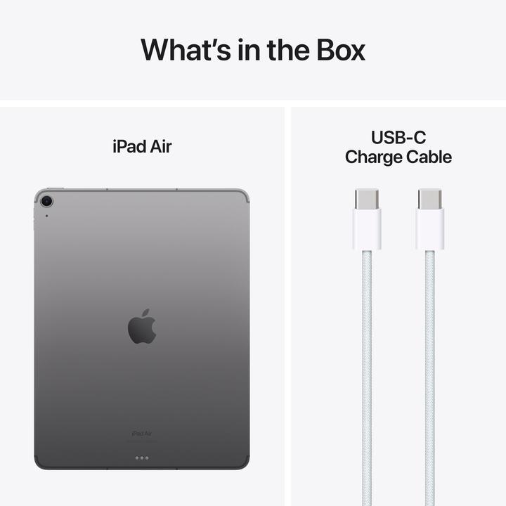 Productafbeelding Apple iPad Air 13 2024 (M2) (5G, 13", 512 GB, Ruimte grijs)