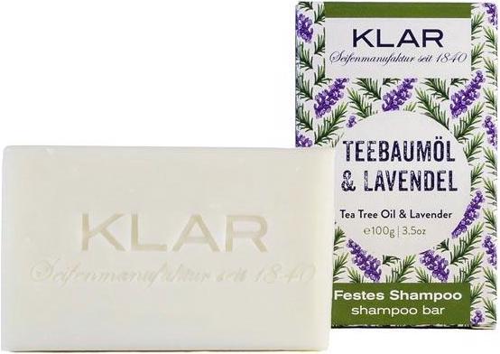 Produktbild Klar Festes Shampoo Teebaumöl & Lavendel 100 g (Festes Shampoo)