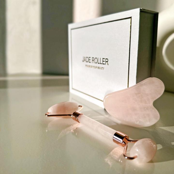 Image du produit Intirilife Gua Sha Gesichtsmassage Gesichtsroller (3tlg-Set)