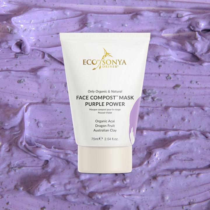 Produktbild Eco by Sonya Organic Face Compost Mask Purple Power - Aufhellende & beruhigende Gesichtsmaske (75 ml)