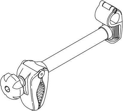 Fischer Haltearm lang 25,5 cm 126001 & 10443