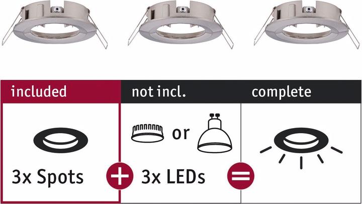 Actual product image Paulmann Recessed light Choose Set