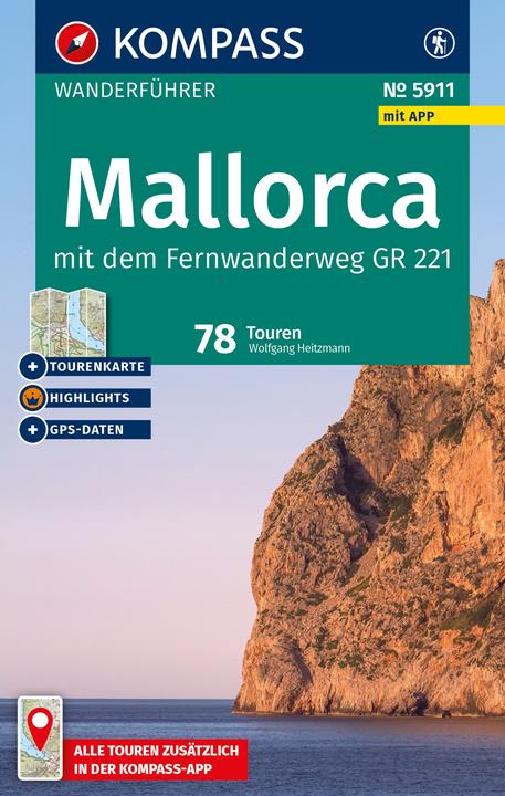 Image du produit Wanderführer Mallorca, 78 Touren mit Extra-Tourenkarte