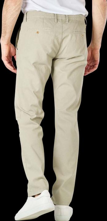Alberto Two Tone Cotton Lou Pant Slim Fit Light Green