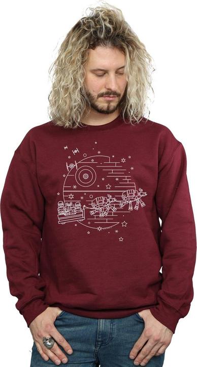 Immagine prodotto Star Wars Death Star Sleigh Felpa Uomo (M)