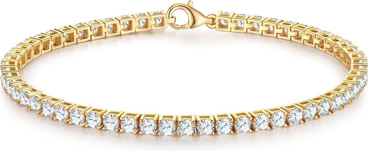 Trilani Damen Armband Sterling Silber - 36478 (17 cm, Sterling Silber)