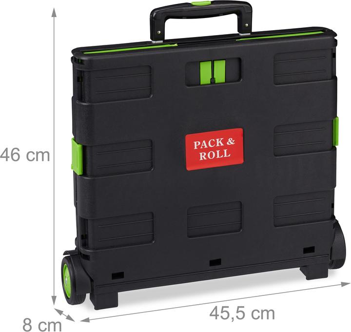 Immagine prodotto Relaxdays Carrello Portaspesa Pieghevole,Manico Telescopico