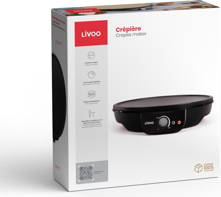 Produktbild Livoo Crêpe-Eisen