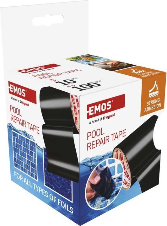 Immagine prodotto Emos Nastro di riparazione per piscine, 1 m x 100 mm, nero (100 mm)