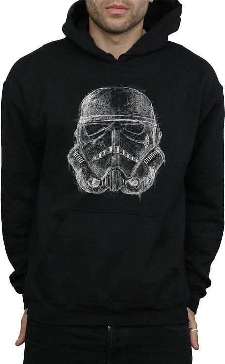 Produktbild Star Wars Stormtrooper Scribble Helmet Kapuzenpullover (XXL)