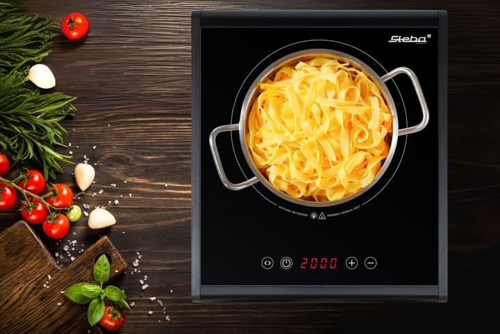 Actual product image Steba HK 25 single ceramic hob 2000W 18.5cm Touch Control from 01/25
