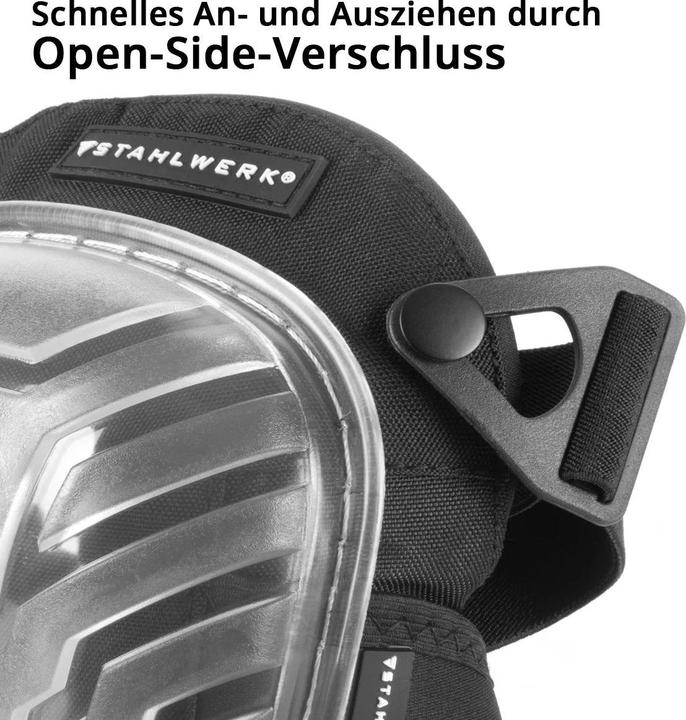 Produktbild Stahlwerk Profi Knieschoner, Knieschützer, Kniepolster formstabil, hochbelastbar