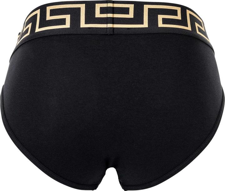Actual product image Versace Underpants Tri-Pack Slip Jersey Topeka Bi-Stretch Cotton Organic New Logo (XL, pack of 3)