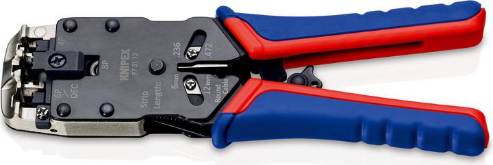 Actual product image Knipex Crimping Pliers for Western plugs (200 mm)