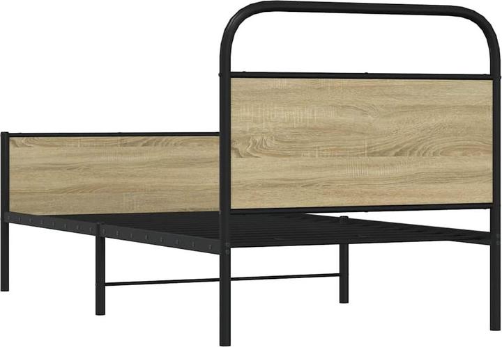 Immagine prodotto VidaXL Struttura letto senza materasso 75x190 cm in legno di rovere Sonoma (75 x 190 cm)