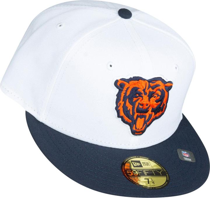 Produktbild New Era 59Fifty Fitted Cap - Chicago Bears Head weiss - 7 1/2 (7 1/2)