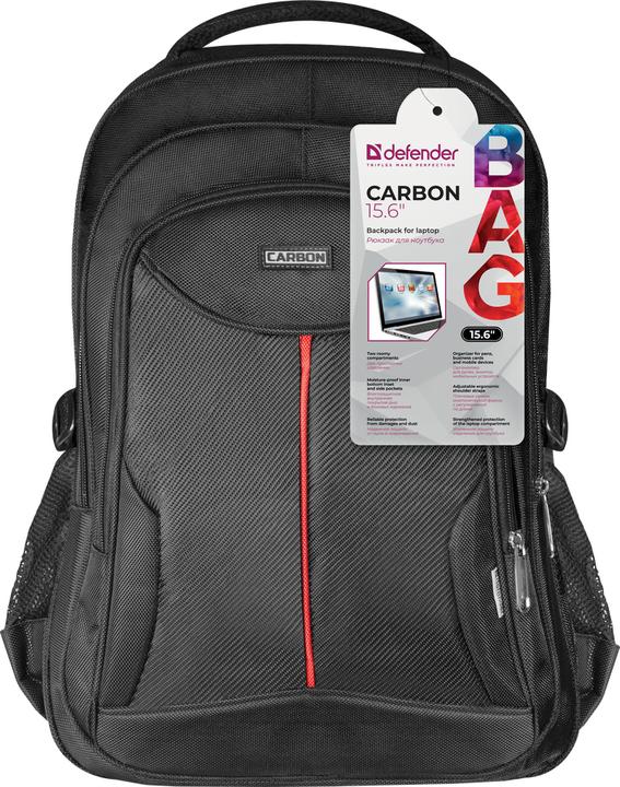 Produktbild Defender Carbon Notebooktasche (15.6 Zoll) Rucksack (25 l)