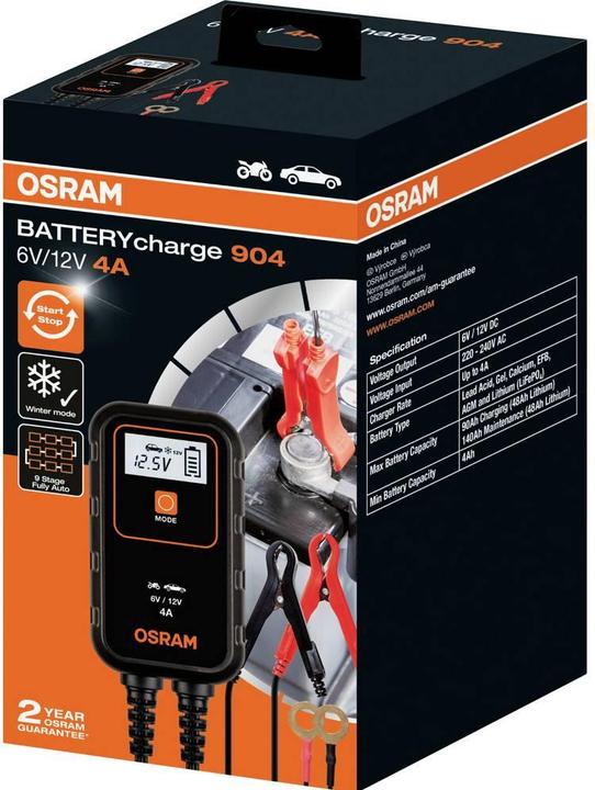 Produktbild Osram BatteryCharge 904 (12V, 4 A)