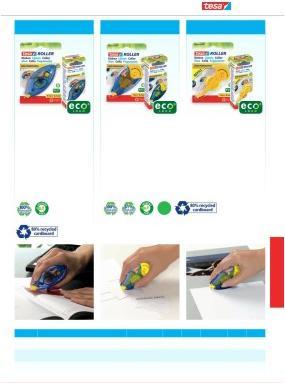 Actual product image tesa Adhesive roller removable