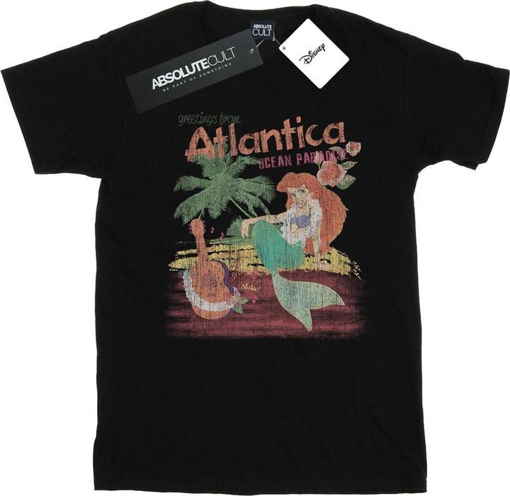 Actual product image Disney Mens The Little Mermaid Greetings From Atlantica T-Shirt (4XL)