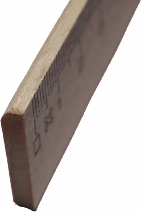 Image du produit La Mia! Règle en bois, 17 cm (17 cm)