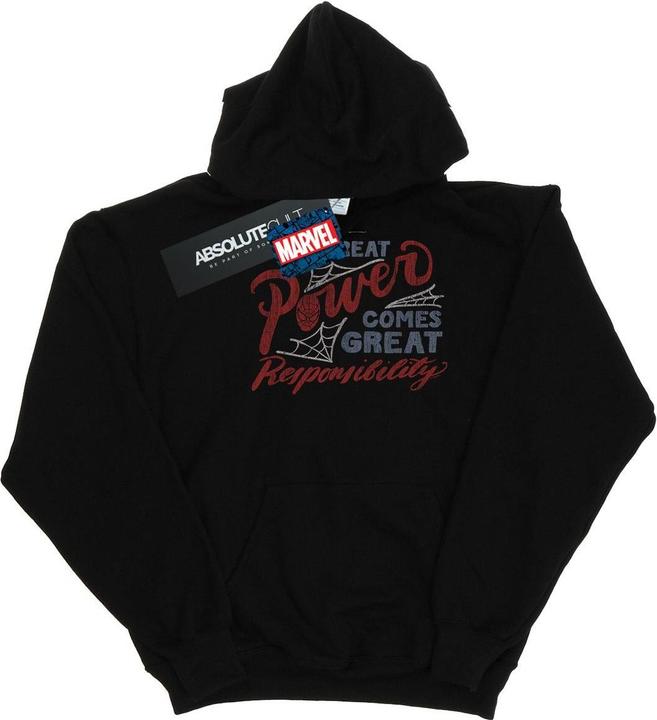 Actual product image Girls Spider-Man Great Responsibility Hoodie (116)