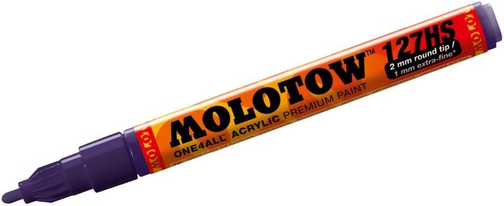 Produktbild Molotow Permanentmarker One4All 127 HS nachfüllbar 2mm violett dunkel (Violett dunkel, 2 mm, 1 x)
