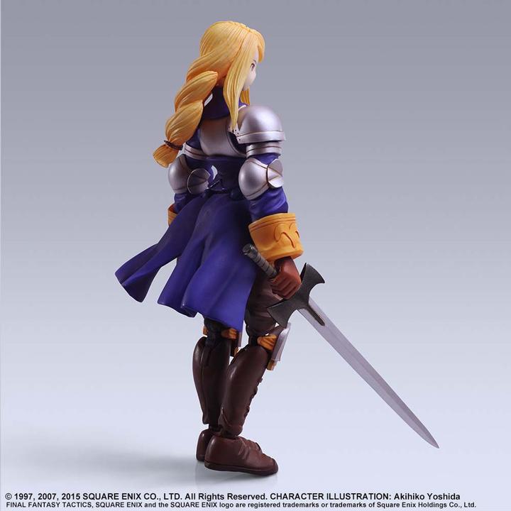 Actual product image Square Enix Final Fantasy Tactics Bring Arts action figure Agrias Oaks 14 cm