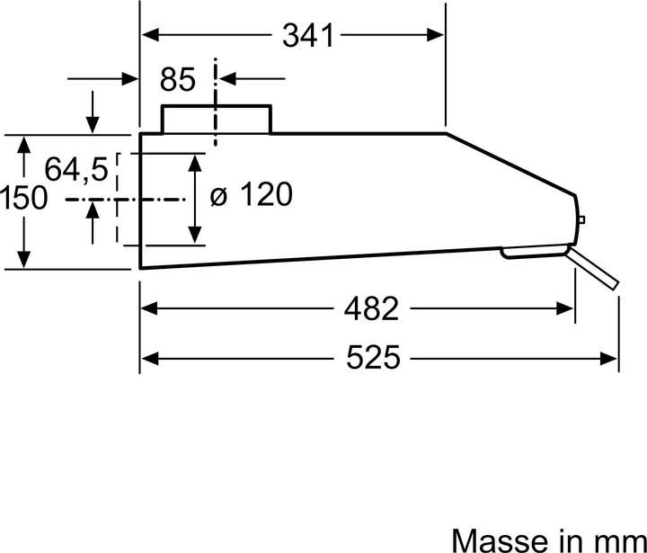Immagine prodotto Bosch Hausgeräte DUL62FA21 (Sottostruttura cappuccio)