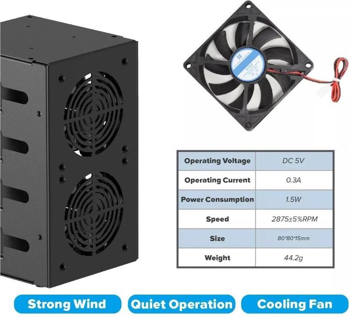 Image du produit Uctronics Rack de cluster pour Raspberry Pi 5 (Compatible avec tous les modèles)