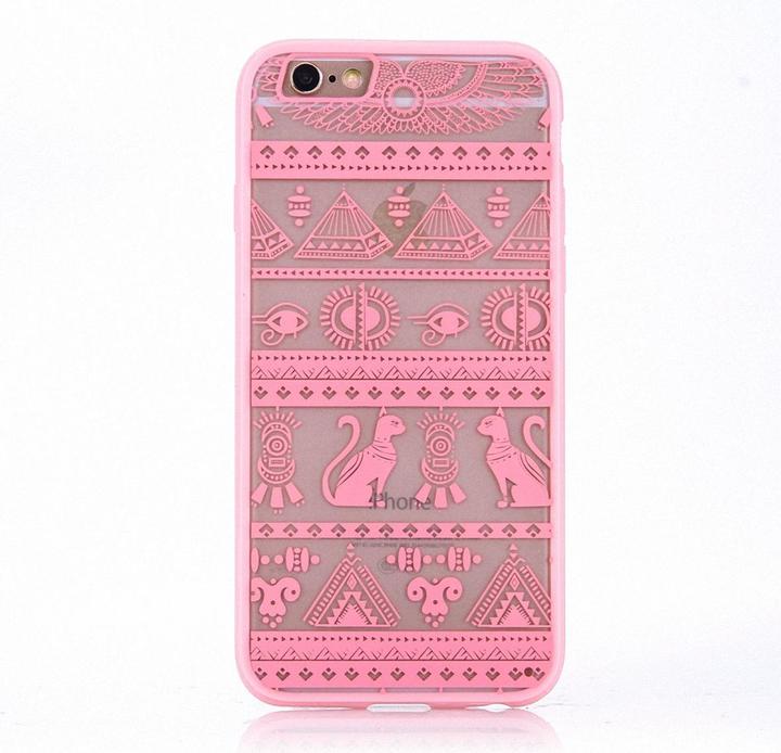 König Design Apple iPhone 8 Plus Case Mobile Cover Protective Case Bumper Pink (Apple iPhone 8 Plus)