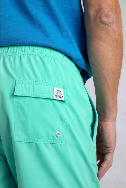 Actual product image Weird Fish Mens Banning Recycled Polyester Eco Friendly Swim Shorts (32)
