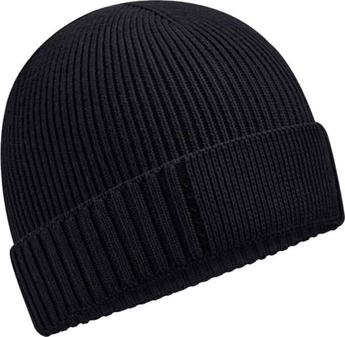 Beechfield Erwachsene BioBaumwolle Engineered Patch Beanie