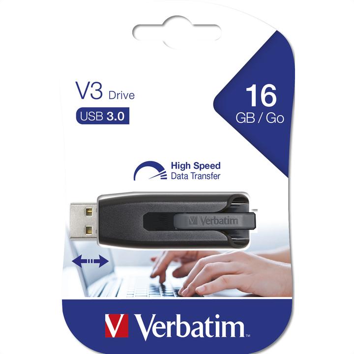 Actual product image Verbatim Store n Go V3 (16 GB, USB-A, USB 3.0)