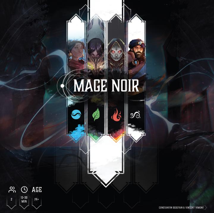Actual product image Mage Noir Deck building (French)