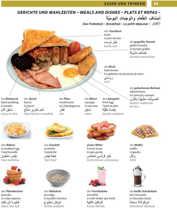 Produktbild Grosses Bildwörterbuch Arabisch - Deutsch + Englisch und Französisch (Deutsch, Englisch, Französisch, Arabisch, 2019)
